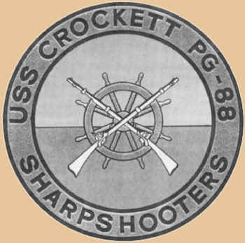 USS Crockett PG-88 Patch