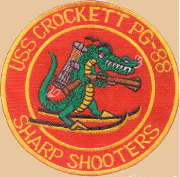 USS Crockett PG-88 Patch